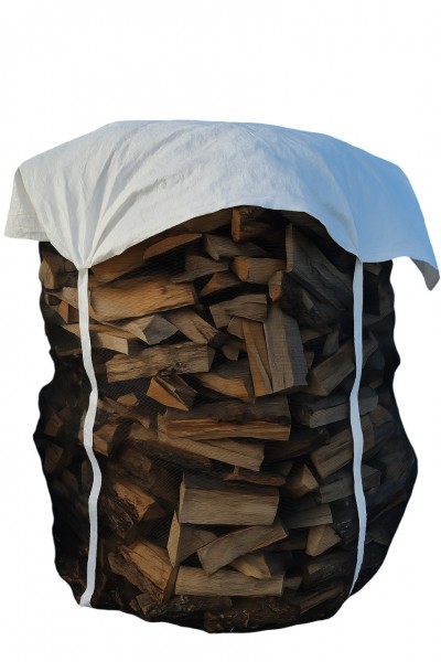 Holzbag (Woodbag, Big Bag Holz), universeller BigBag für Brennholz und Kaminholz