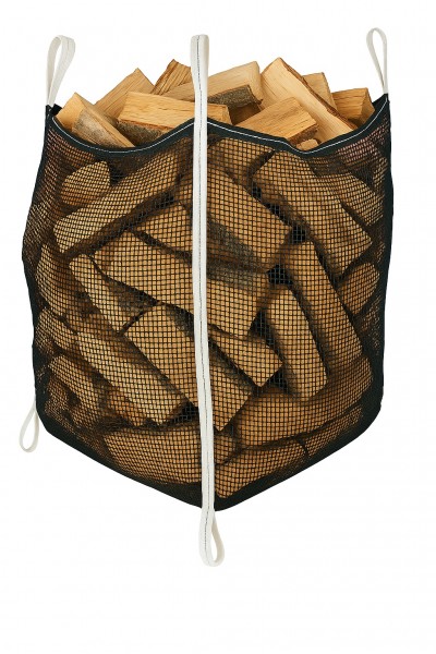 Holzbag (Woodbag, Big Bag Holz), universeller BigBag für Brennholz und Kaminholz
