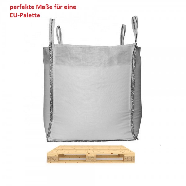 EU-Paletten Big Bag 80 x 120 x 100 cm ohne Schürze