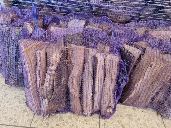 Netzsäcke für Brennholz 35x50cm Raschelsäcke