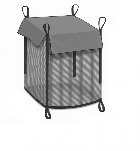 Holzbag (Woodbag, Big Bag Holz), universeller BigBag für Brennholz und Kaminholz